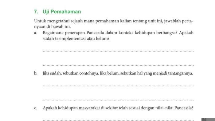 Apakah Kehidupan Masyarakat Di Sekitar Telah Sesuai Dengan Nilai-Nilai Pancasila?